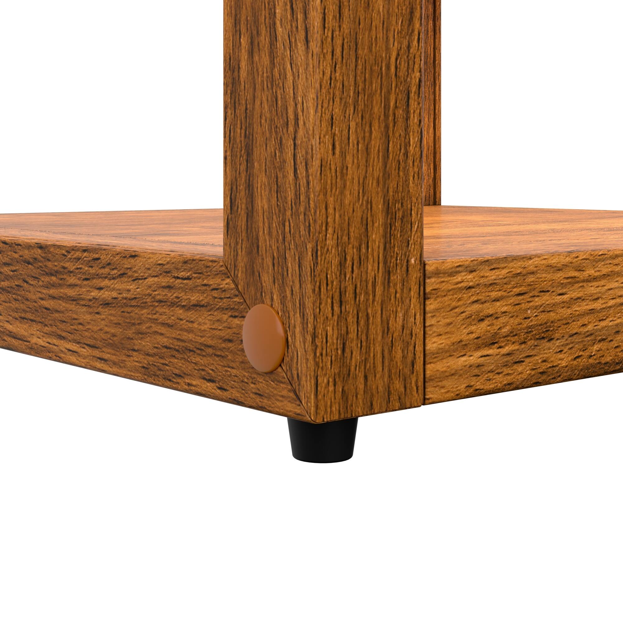 Alt View 8. Koolmore - 15 In. Artisan Light Wooden Bakery Display Square Case 1 Cu. ft. (KM-BDW-15L) - Ash wood color.