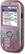 Angle Standard. Sprint - Palm 690 Centro Cell Phone - Pink.