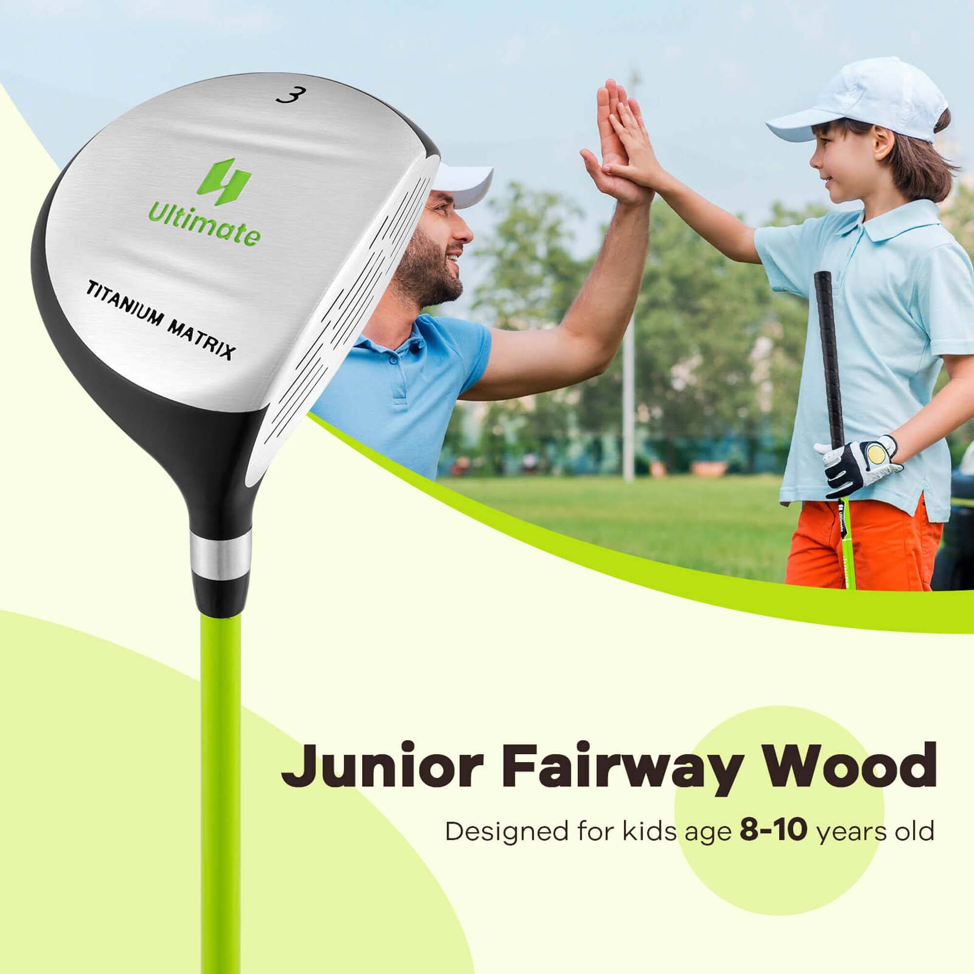 3 Ultimate TITANIUM MATRIX D Junior Fairway Wood  
Designed for kids age 8-10 years old