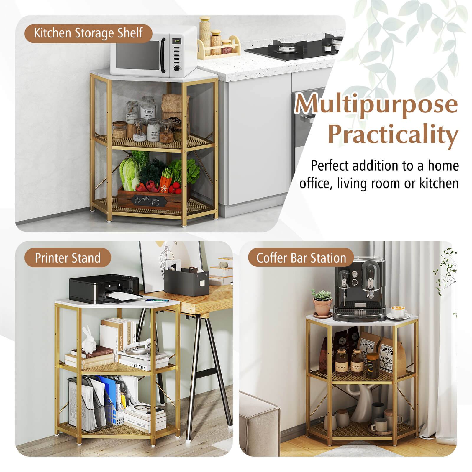 Kitchen Storage Shelf

Multipurpose Practicality  
Perfect addition to a home office, living room or kitchen

Printer Stand

Coffer Bar Station