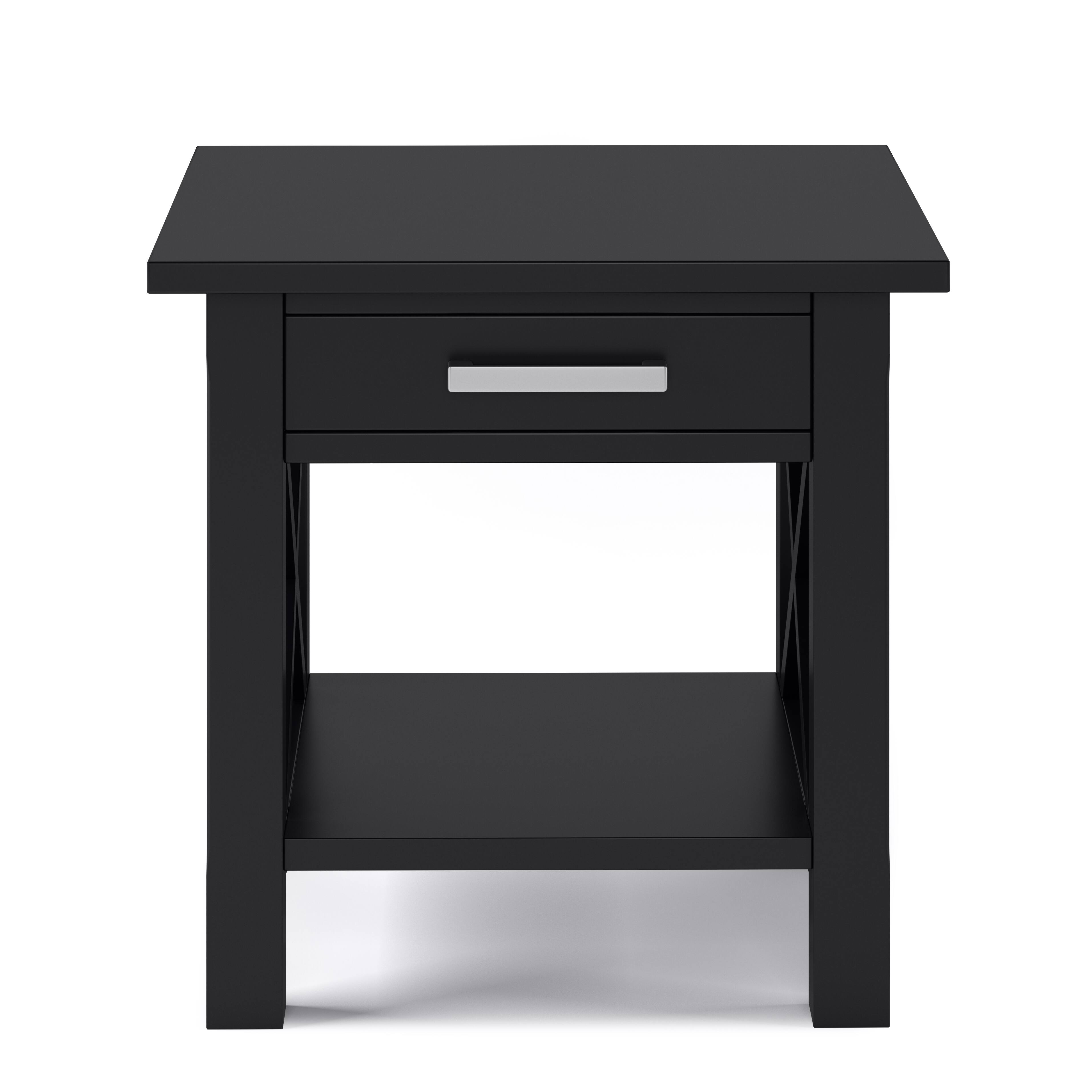 Alt View 13. Simpli Home - Kitchener End Table - Black.