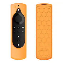 Kitcheniva - Anti Slip Silicone Remote Case For All New Fire TV Stick 2020 (3rd Gen) Orange - Orange