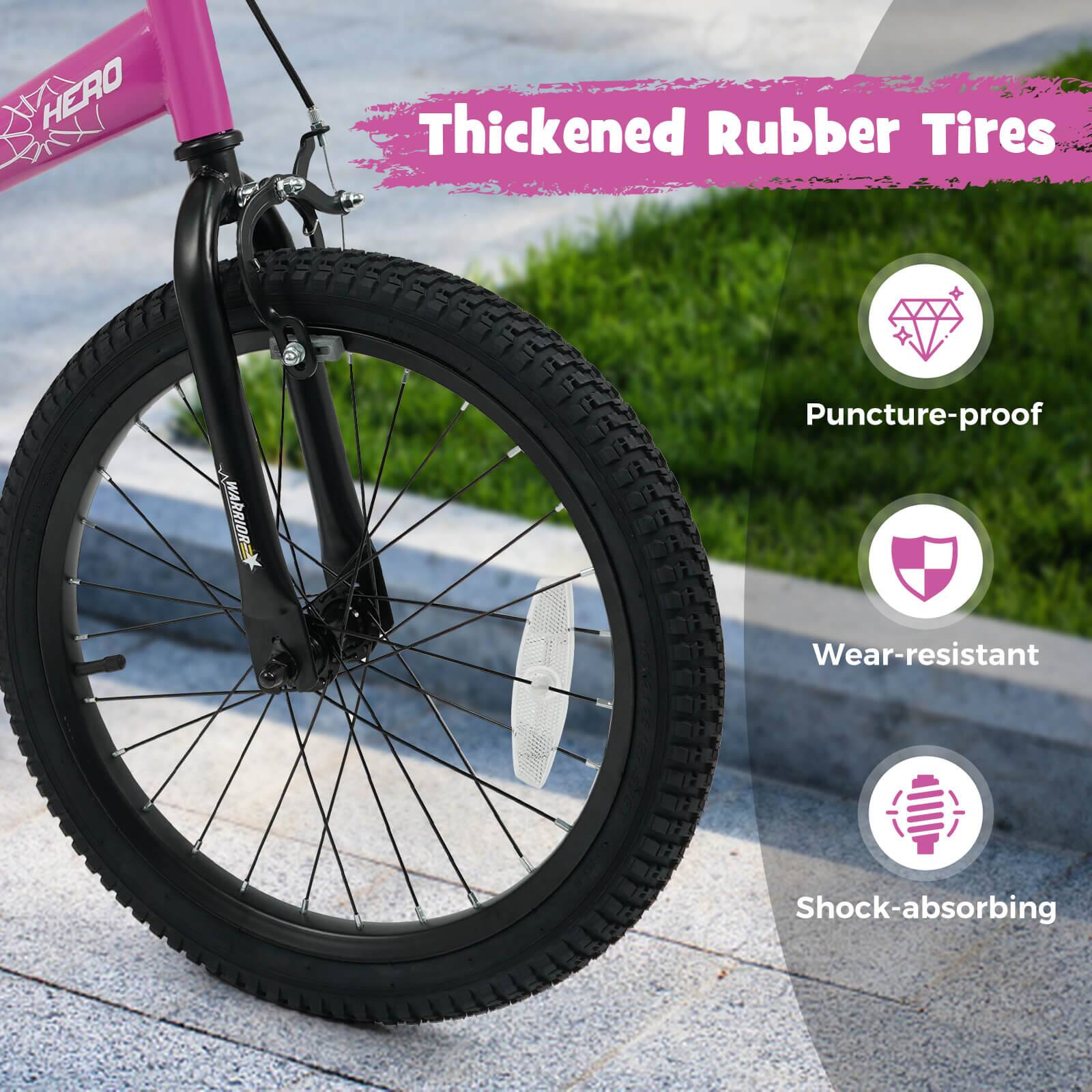 Thickened Rubber Tires

- Puncture-proof
- Wear-resistant
- Shock-absorbing