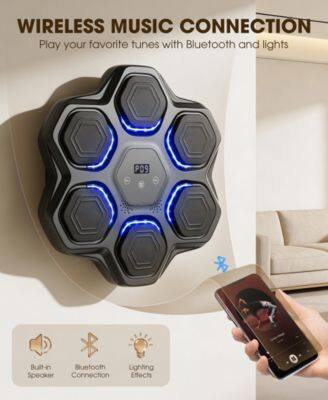 WIRELESS MUSIC CONNECTION  
Play your favorite tunes with Bluetooth and lights  

P09  
Built-in Bluetooth  
Lighting Effects