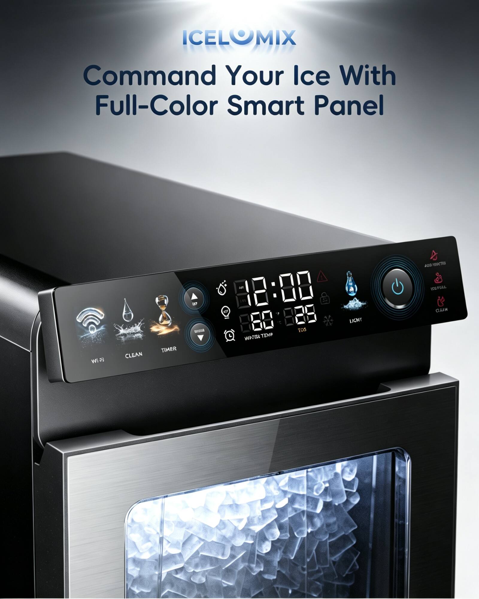 ICELOMIX Command Your Ice With Full-Color Smart Panel