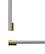 Alt View 11. Fisher & Paykel - Pro Round Flush Handle Kit for Integrated Refrigerator Freezer, 30" - Compatible with: RS3084WLUK1, RS3084WRUK1 - Brass.