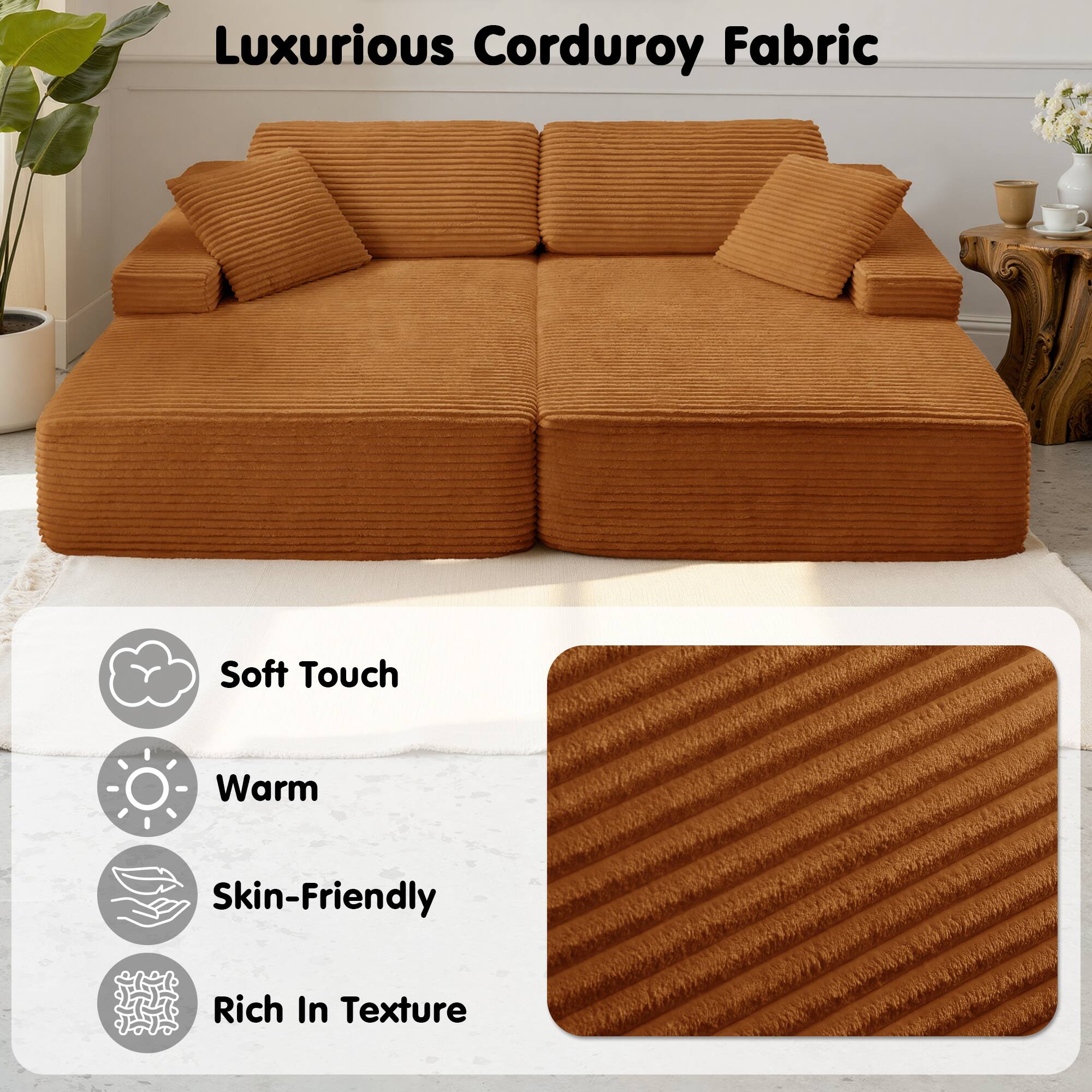 Luxurious Corduroy Fabric

- Soft Touch
- Warm
- Skin-Friendly
- Rich In Texture