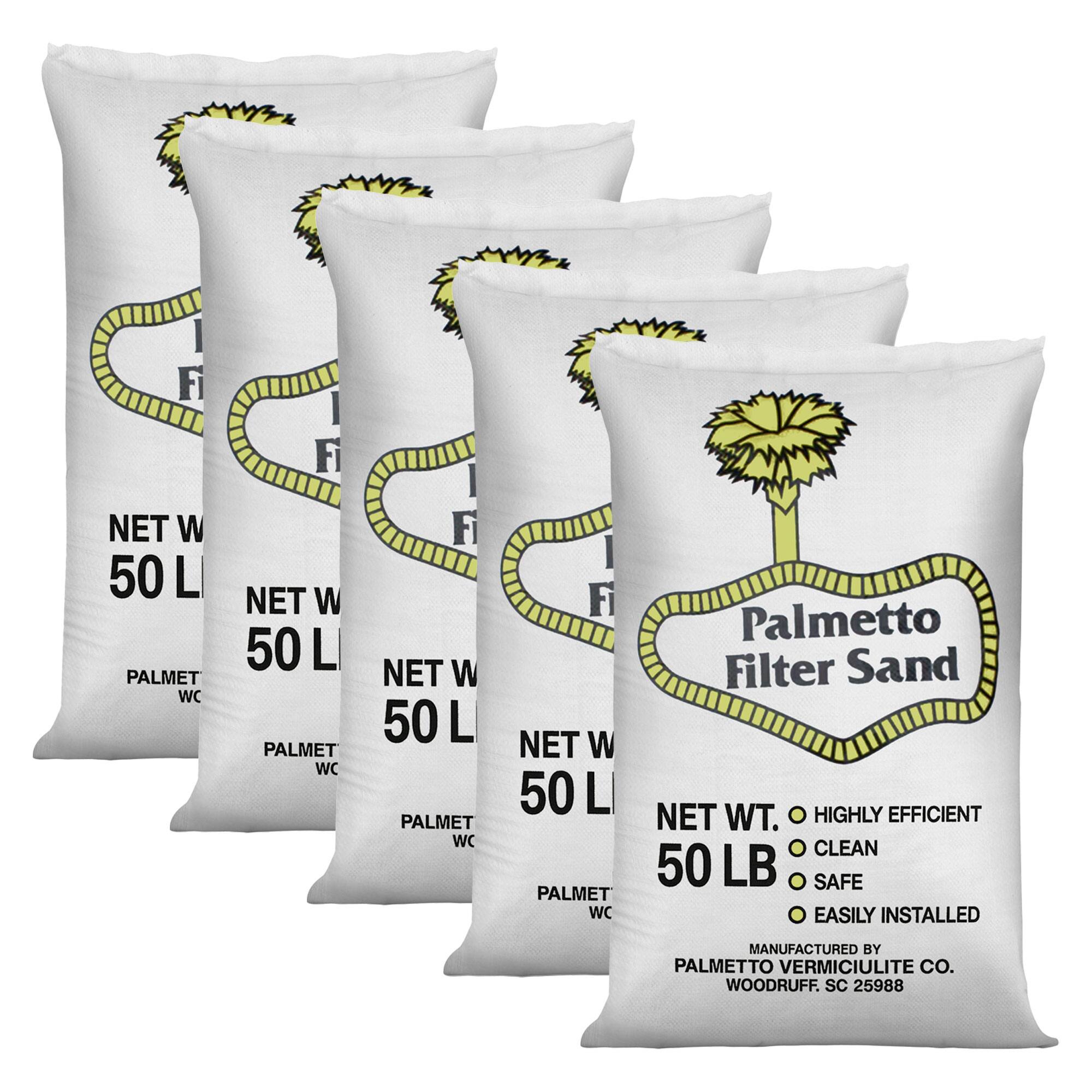 Palmetto - 5 Pack Filter Sand Residential & Commercial Pool Sand Filters, 50 Pound price history on PriceWatchPro