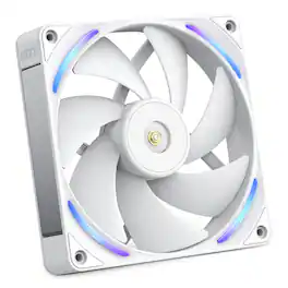 NZXT - F140X Performance Fan - 140mm PWM RGB Computer Case Fan with LCP Frame & Blades - White
