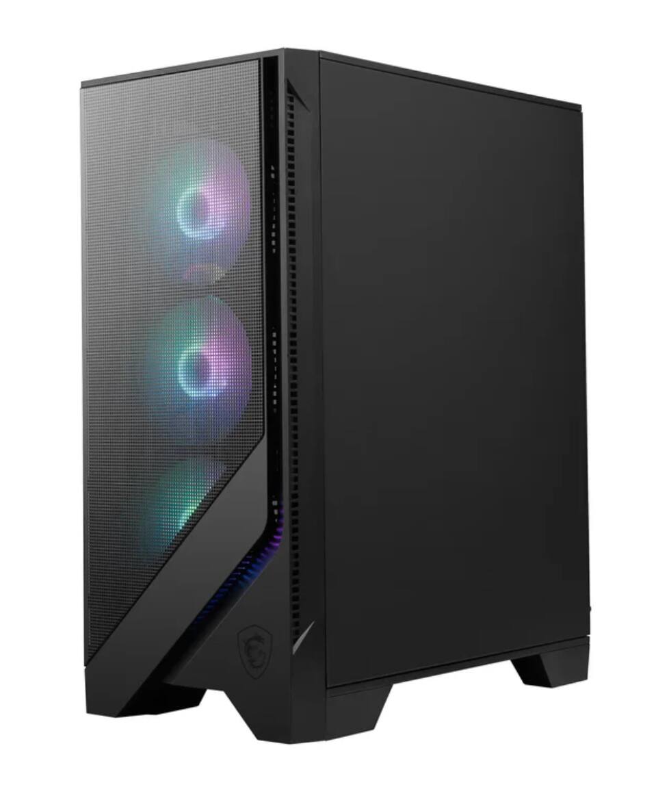 Alt View 4. MSI - MSI Codex R2 AI 2nd Desktop PC (Intel Ultra 7-265, 32GB DDR5, 2TB PCIe SSD, Win 11 Pro) w/USB Hub - Black.