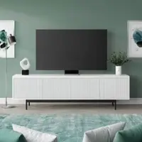 Camden&Wells - Dina TV Stand for Most TVs up to 75" - Alabaster - Front_Zoom