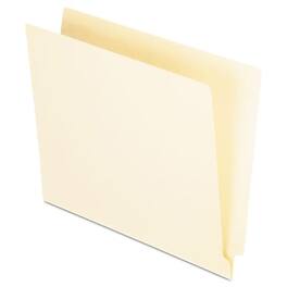 Pendaflex - Recycled End Tab File Folder, Straight Cut, Letter Size, 100/Box (H110EE) - Manila