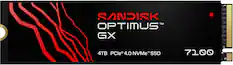 SANDISK OPTIMUS™ GX
4TB PCIe® 4.0 NVMe™ SSD
7100