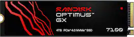SanDisk - Optimus GX 7100 4TB Internal SSD NVMe