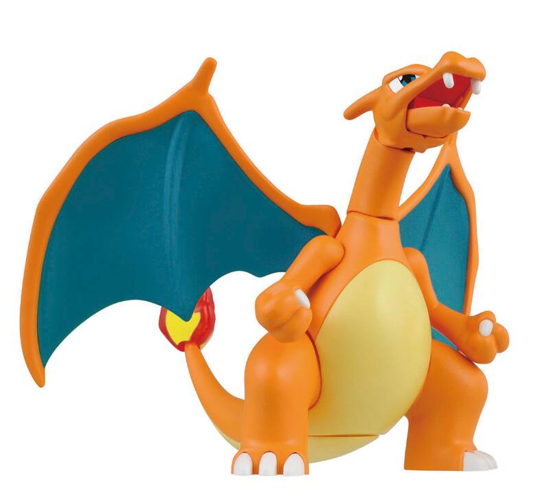 Left. Bandai - Bandai Hobby - Pokemon - Pokemon Select Series 43 Charizard & Dragonite Model Kit Set.
