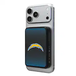 Keyscaper - Los Angeles Chargers Wireless Magnetic Power Bank - Black
