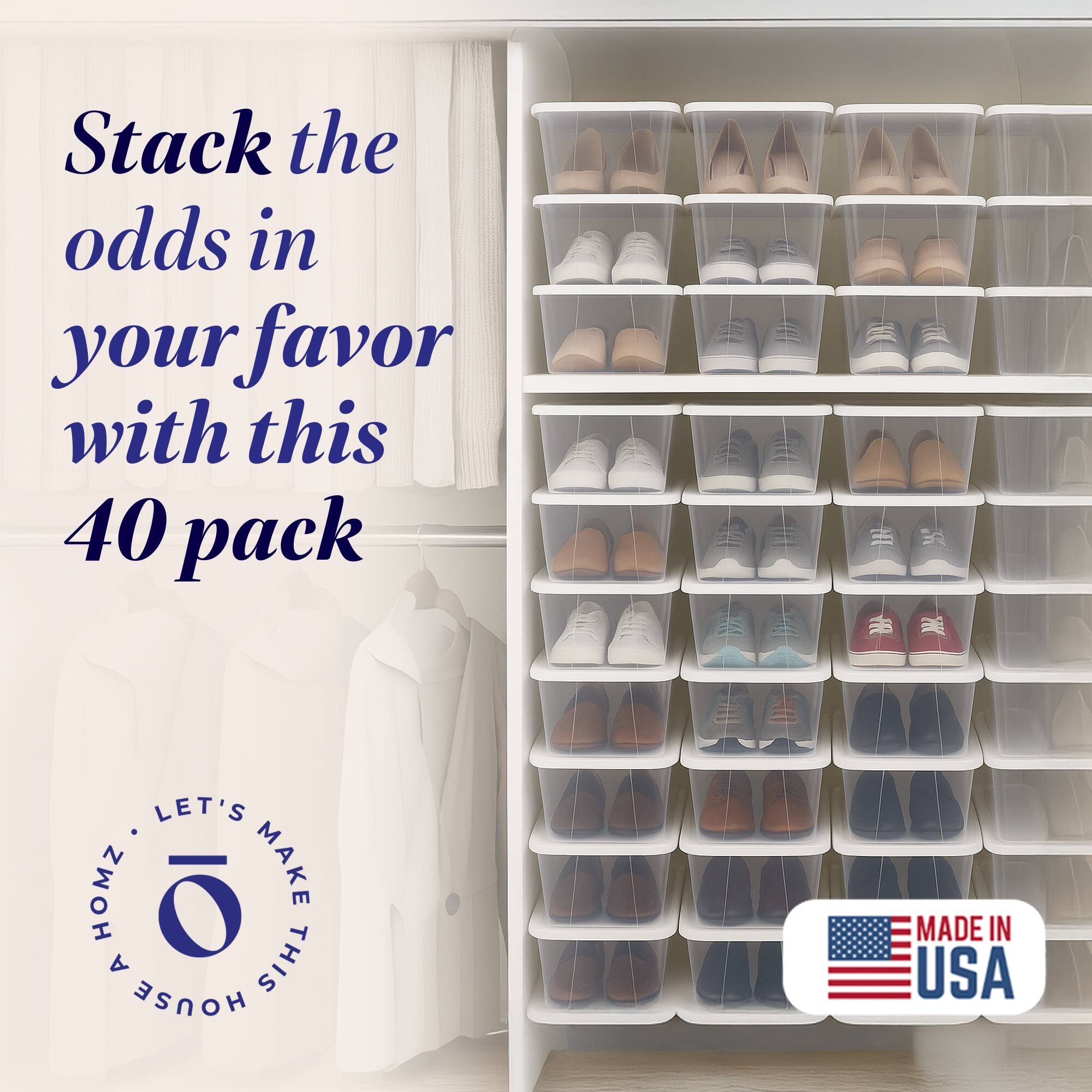 Stack the odds in your favor with this 40 pack. LET'S MAKE THIS HOUSE. MADE IN USA