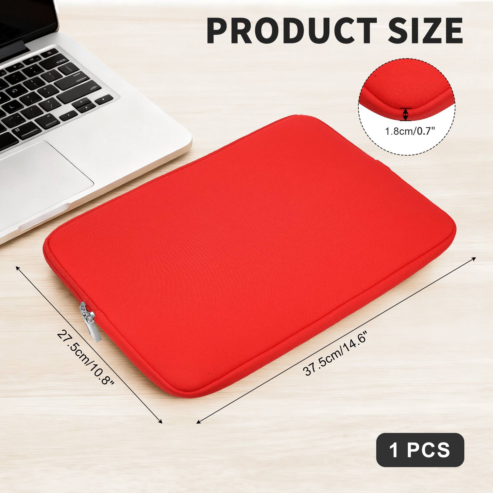 PRODUCT SIZE

1.8cm/0.7"

27.5cm/10.8"

37.5cm/14.6"

1 PCS