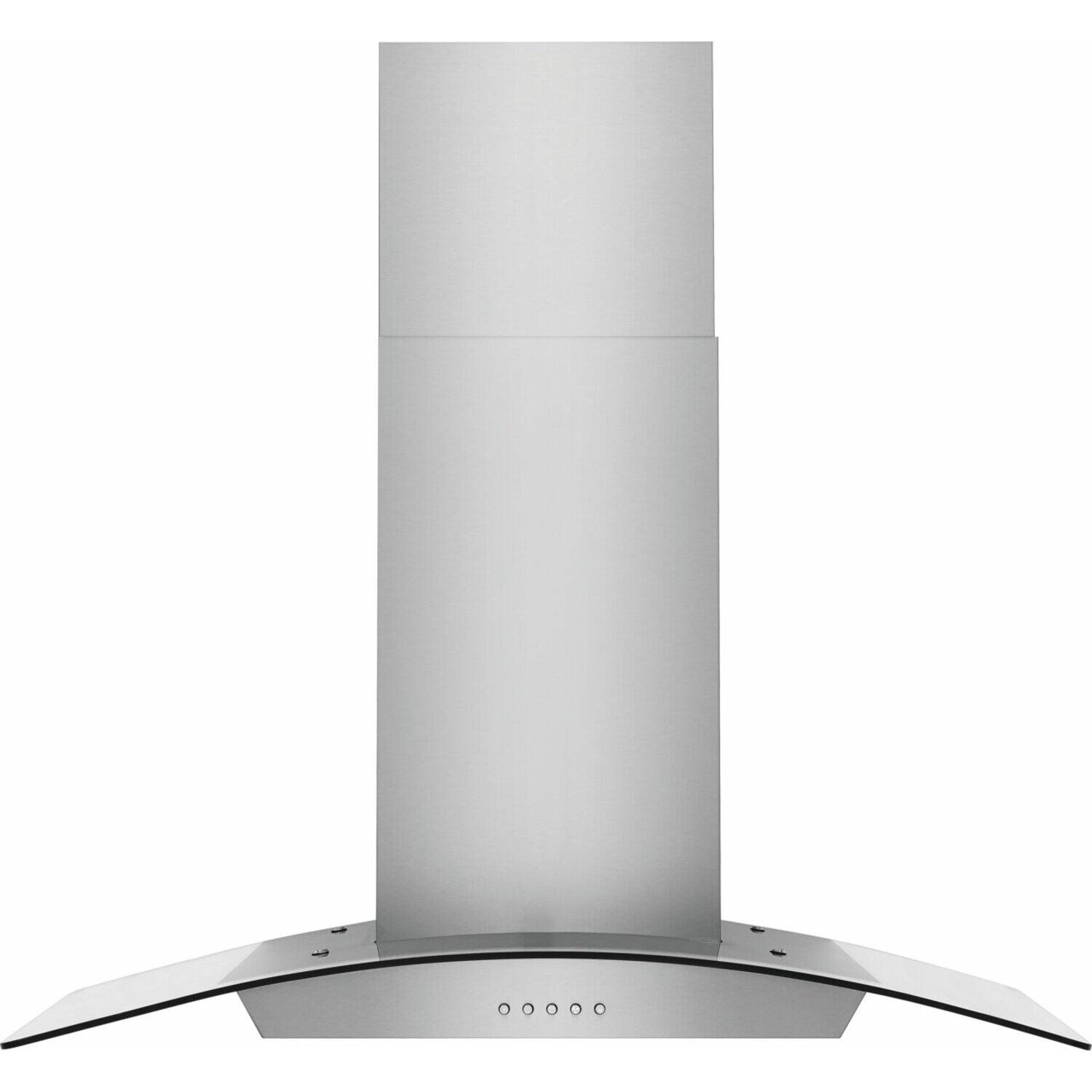 Front. Frigidaire - 36" Glass Canopy Hood - Stainless Steel.