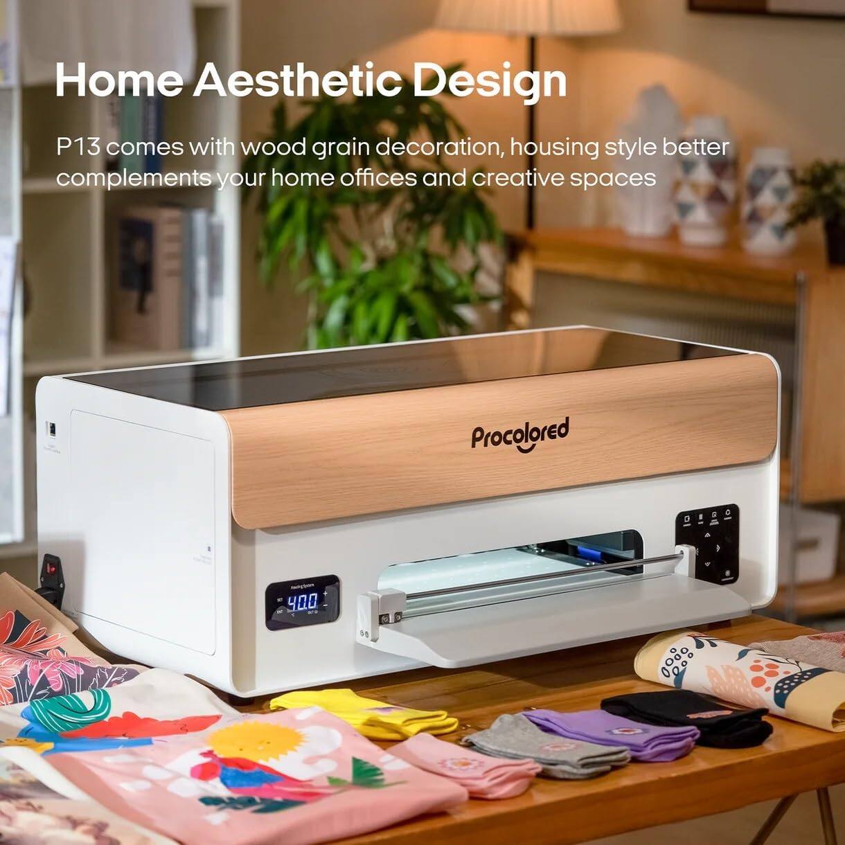 Home Aesthetic Design

P13 comes with wood grain decoration, housing style better complements your home offices and creative spaces

Procolored

400