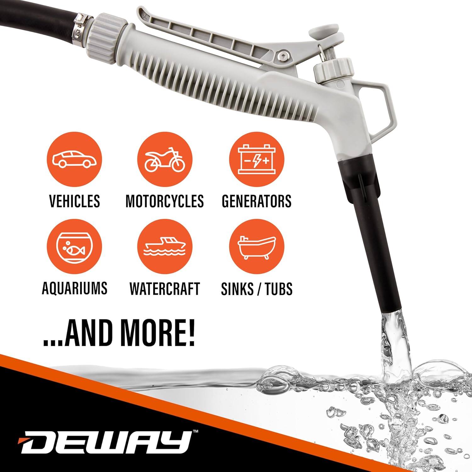 - VEHICLES
- MOTORCYCLES
- GENERATORS
- AQUARIUMS
- WATERCRAFT
- SINKS / TUBS
- ...AND MORE!
- DEWAY