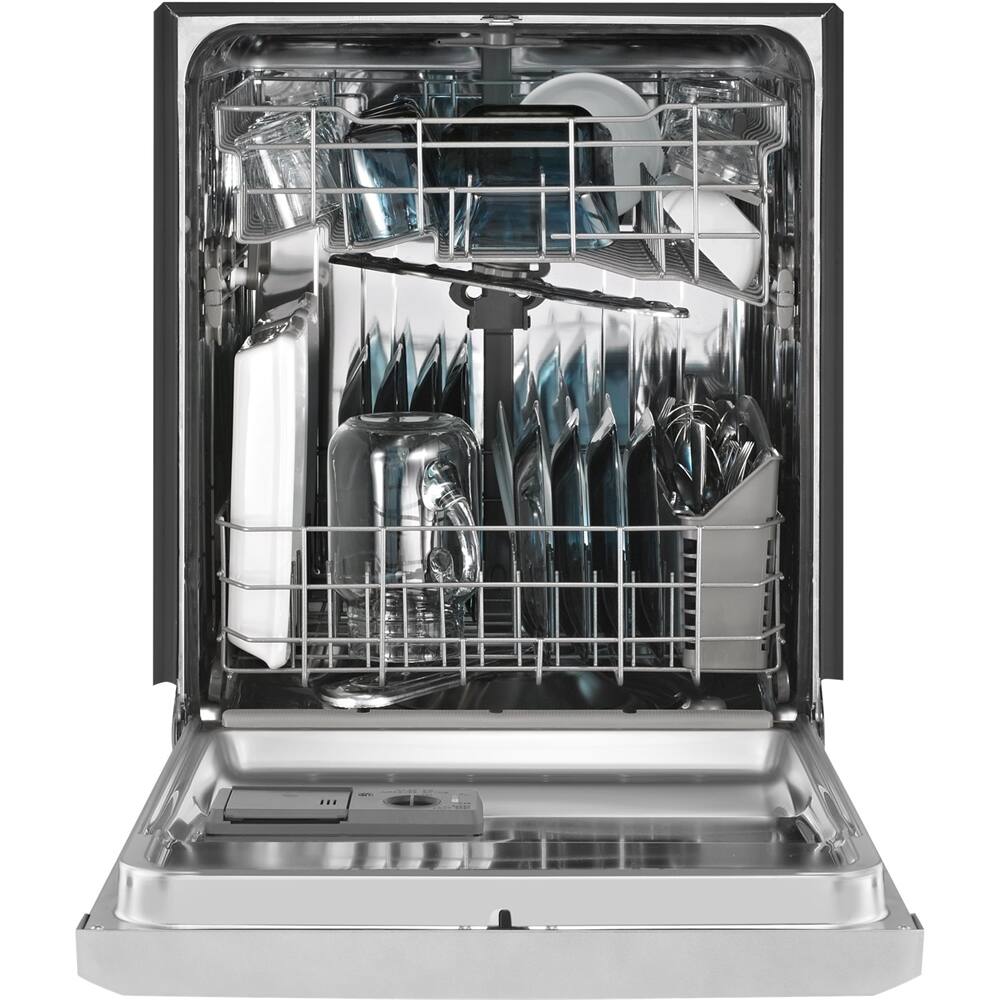 Alt View 11. Maytag - 24" Front Control Tall Tub Built-In Dishwasher with Stainless Steel Tub - White.