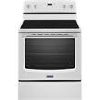 Maytag - 6.2 Cu. Ft. Self-Cleaning Freestanding Electric Range - White - Larger Front