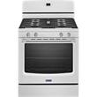 Maytag - 5.8 Cu. Ft. Self-Cleaning Freestanding Gas Range - White - Larger Front
