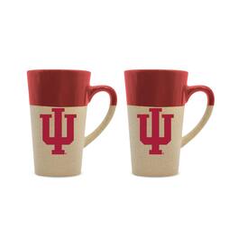 The Fanatic Group - Indiana Hoosiers 16oz. Two-Pack Ceramic Mug Set - Red