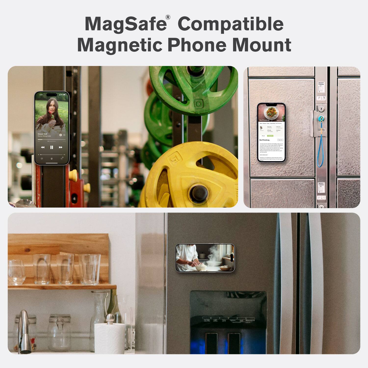 MagSafe® Compatible Magnetic Phone Mount