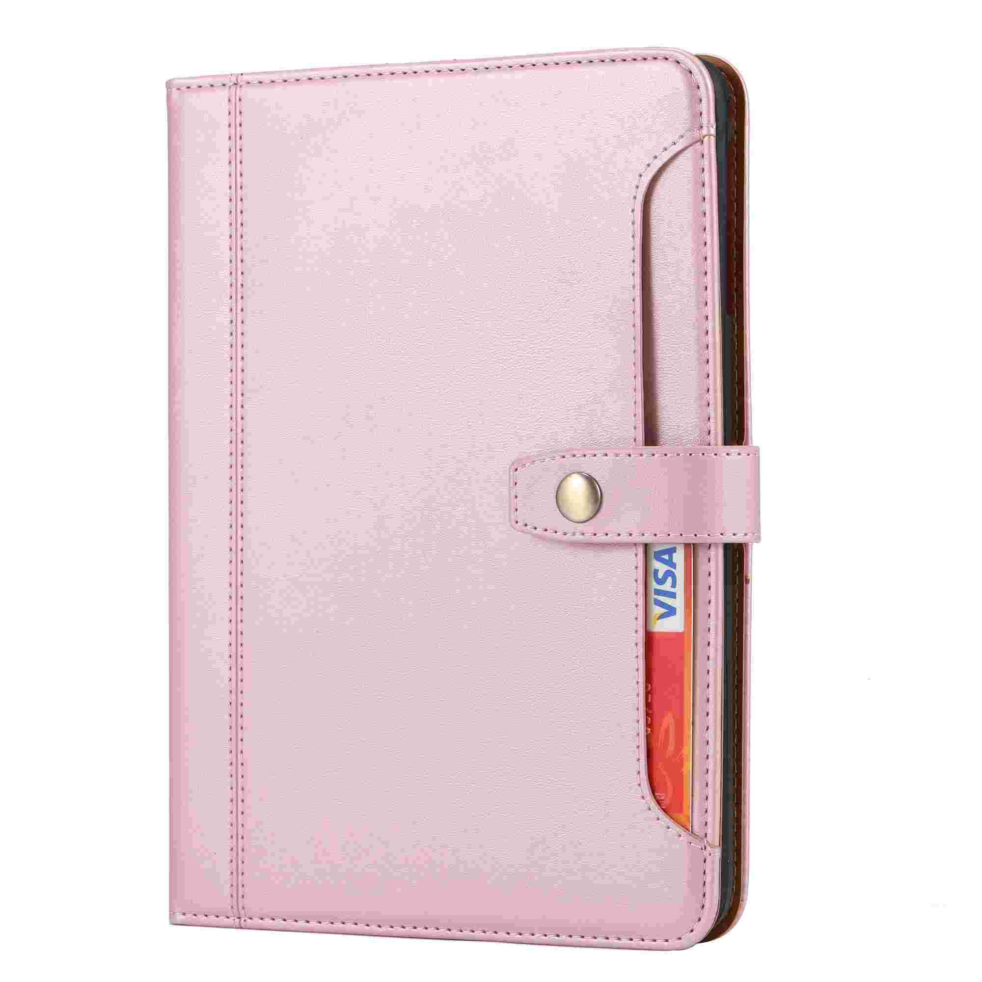 Alt View 1. Dteck - Case For Apple iPad 11th(A16) 2025/iPad 10th 2022 Flip Shockproof PU Leather Card Slots Kickstand Pencil Holder Cover - Rosegold.