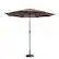 Alt View 11. Nature Spring - 9-Foot Outdoor Patio Umbrella with Push Button Tilt - Brown.