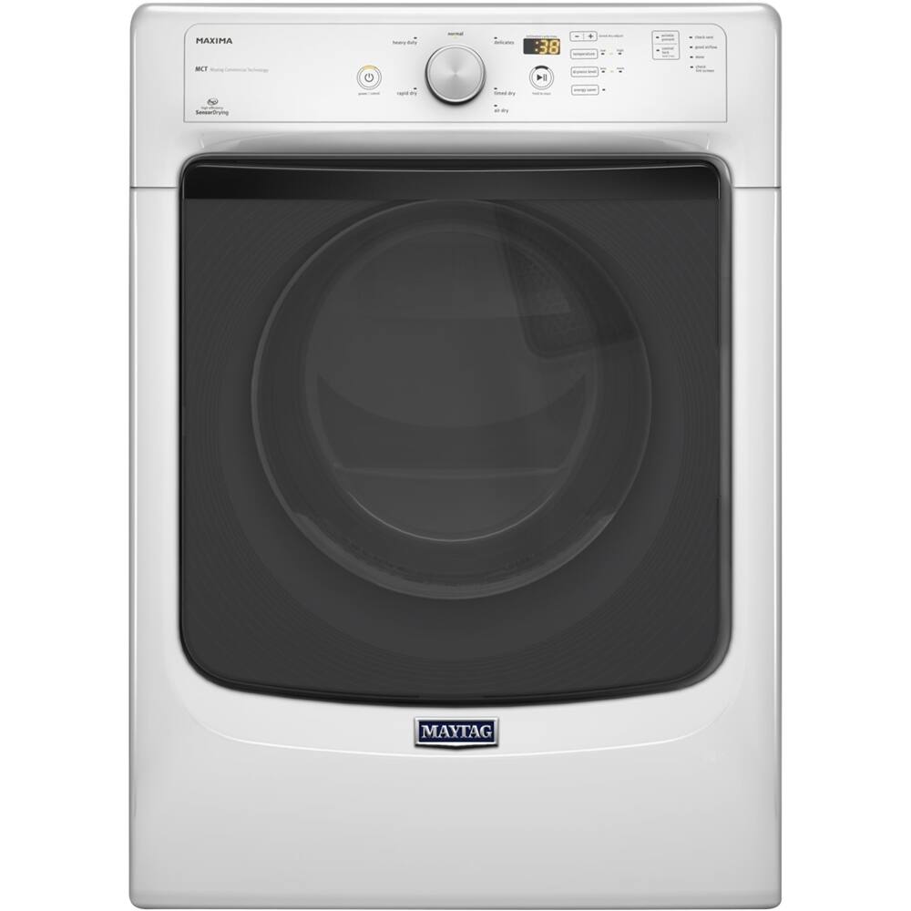 Best Buy Maytag 7.3 Cu. Ft. 6Cycle Electric Dryer White MED3100DW