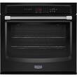 Maytag - 27" Built-In Single Electric Wall Oven - Black - Larger Front