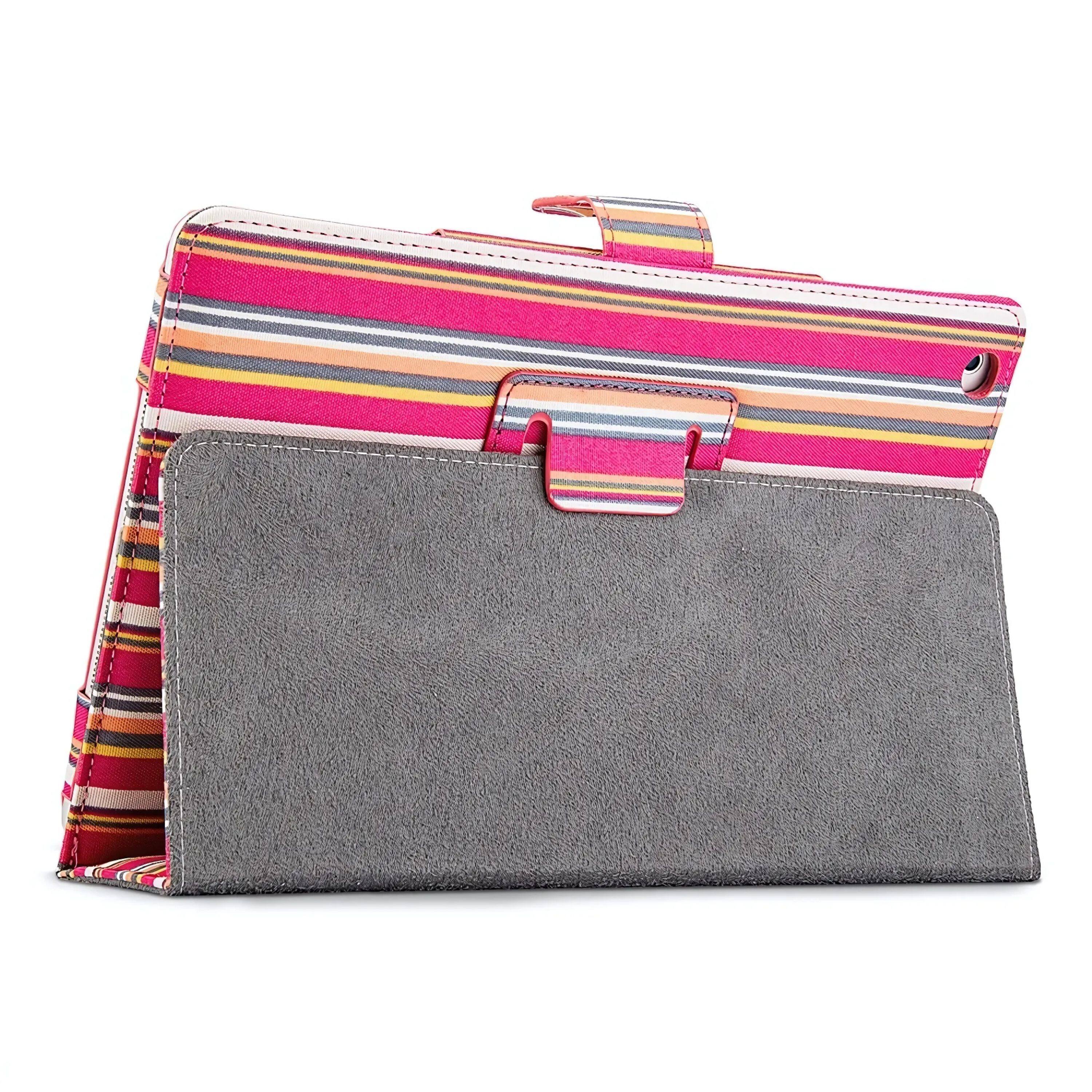 Left. Kitcheniva - Tablet Folio Leather Stand Case Cover For iPad Air 2 - Pink.