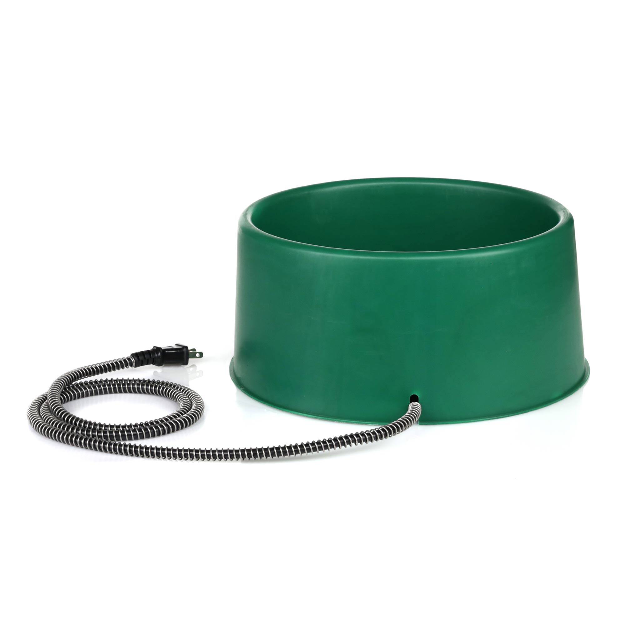 Alt View 6. Farm Innovators - Farm Innovators 1.5 Gal 60 Watt Electric Heated Pet Water Bowl, Green (8 Pack) - Green.