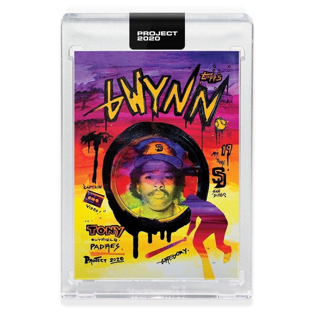 Topps - PROJECT 2020 Card 135 - 1983 Tony Gwynn by Gregory Siff - Orange