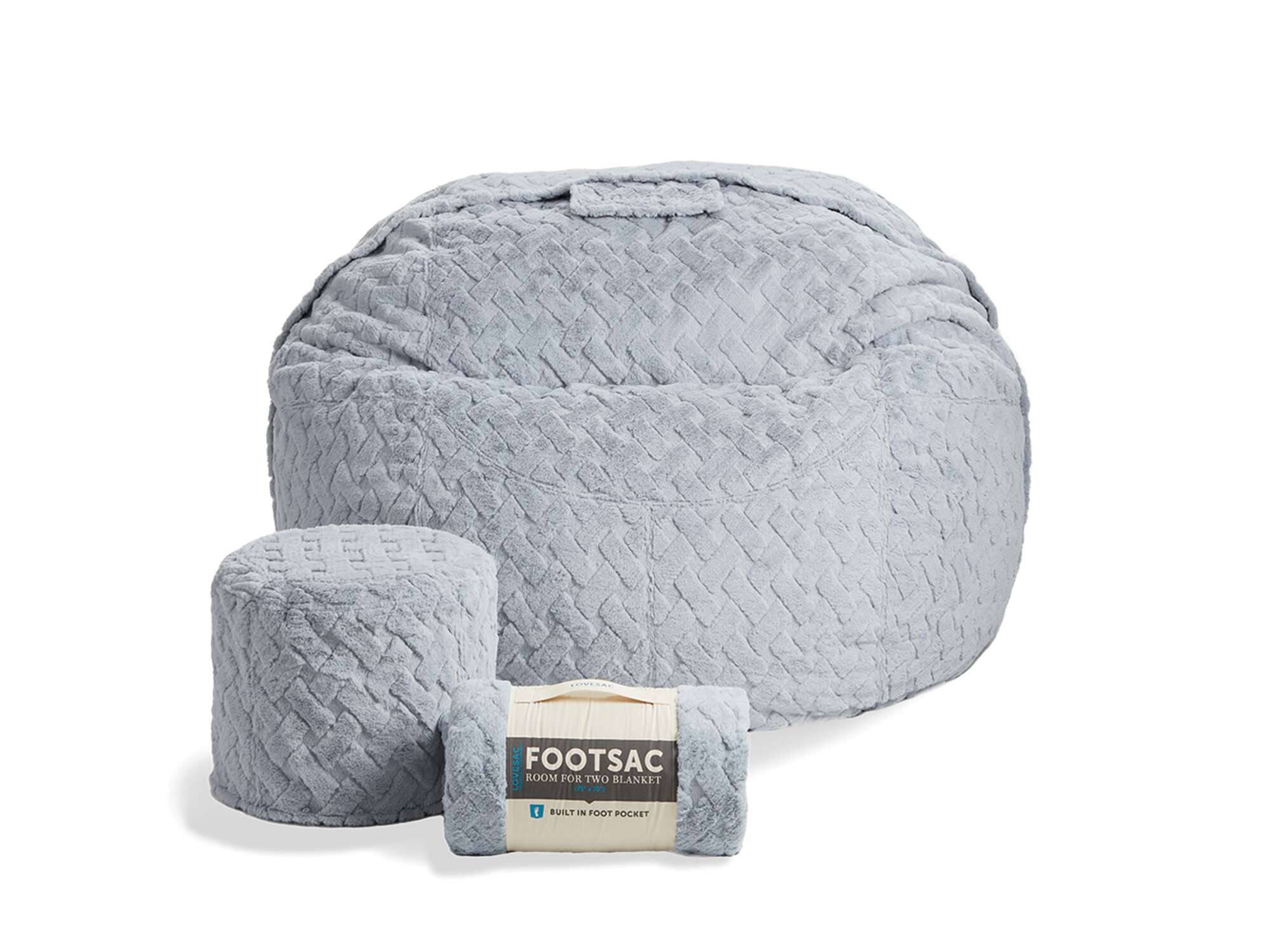 Lovesac - Supersac Bundle - Coastal Weave - Front_Zoom