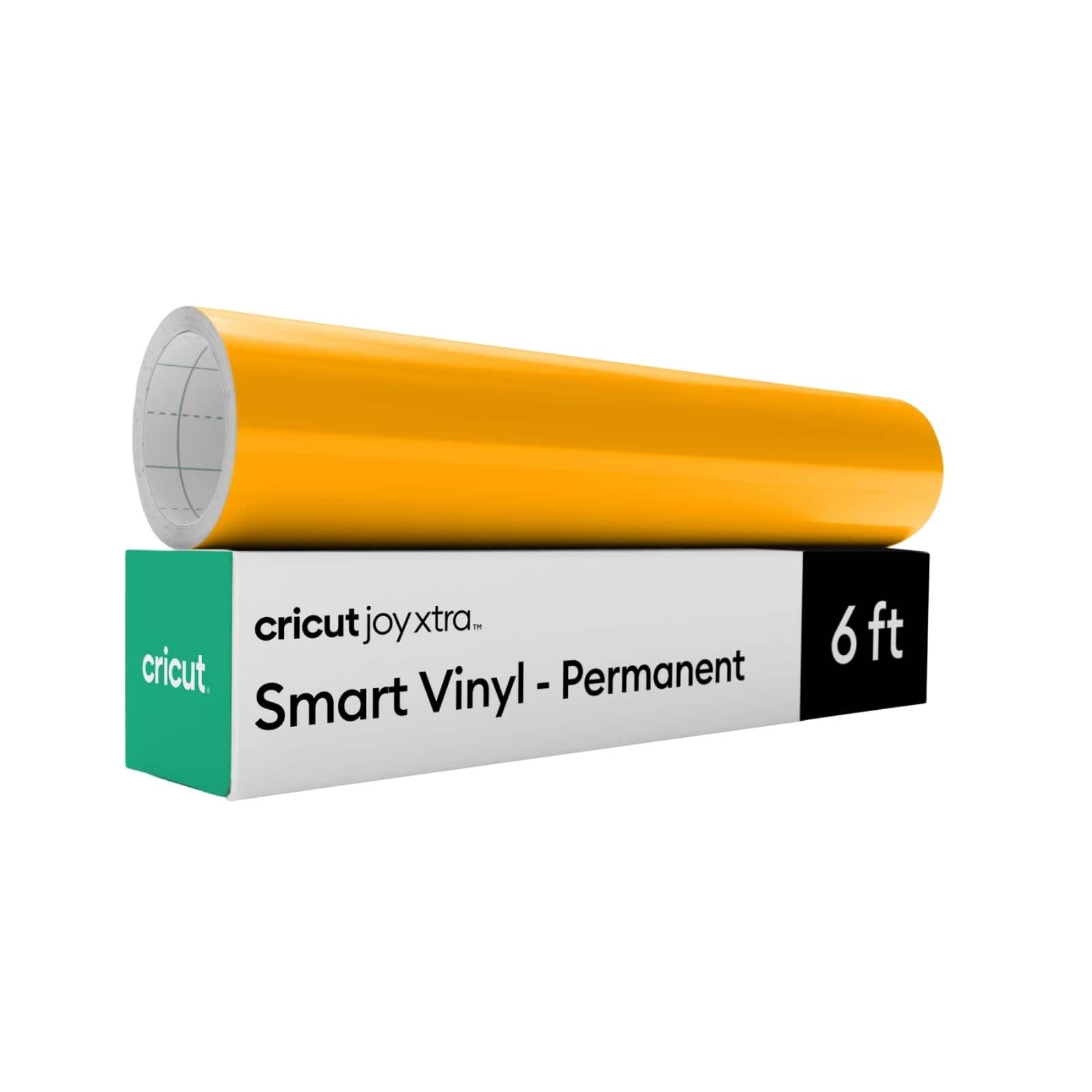Cricut - Joy Xtra Smart Vinyl - Permanent, 9.5 in x 6 ft (1) - Maize Yellow