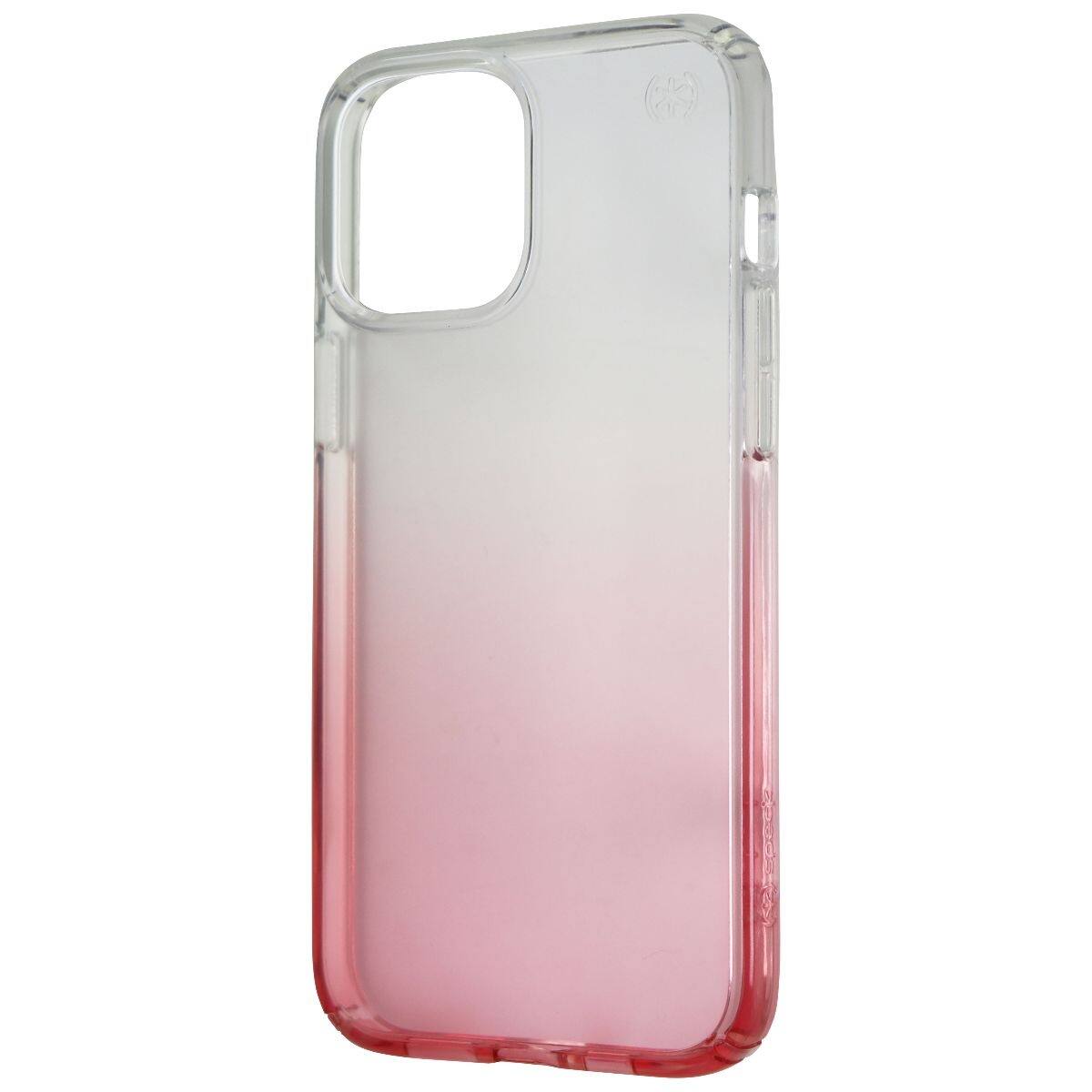 Front. Speck - Speck Presidio Perfect-Clear Ombre Case for iPhone 12 Pro Max - Clear/Rose - Multicolor.