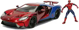 Marvel - Spider-Man 2017 Ford GT 1:24 Die Cast Vehicle - Red