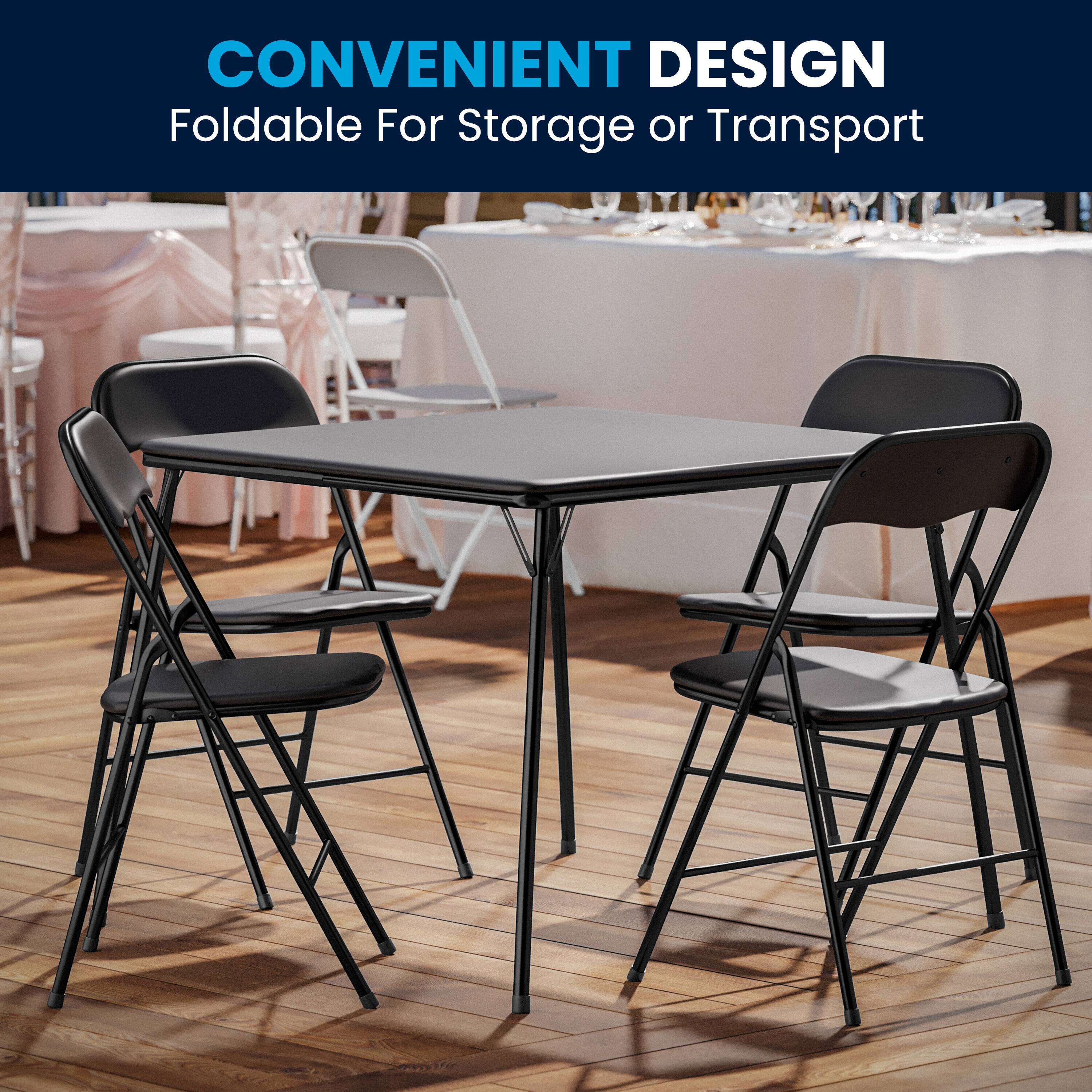 CONVENIENT DESIGN  
Foldable For Storage or Transport