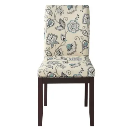 Front. OSP Home Furnishings - Dakota Parsons Traditional Fabric Home Chair - Avignon Sky.