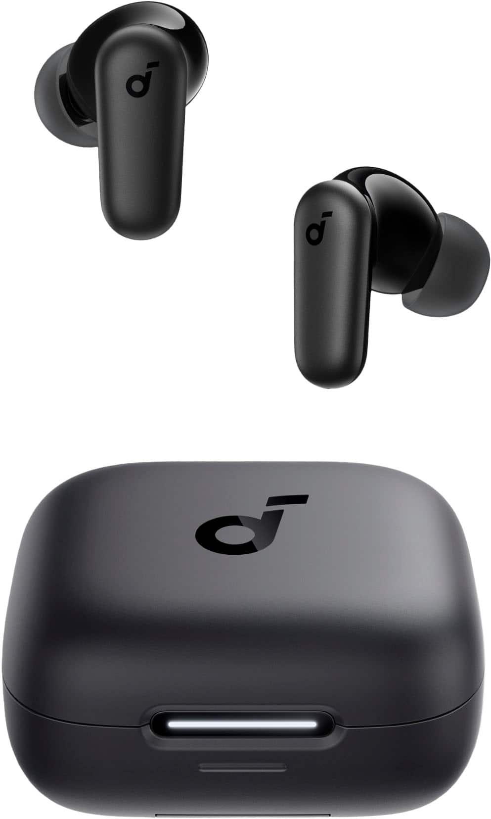 Alt View 13. Soundcore - by Anker P30i True Wireless Noise Cancelling Earbuds - Black.