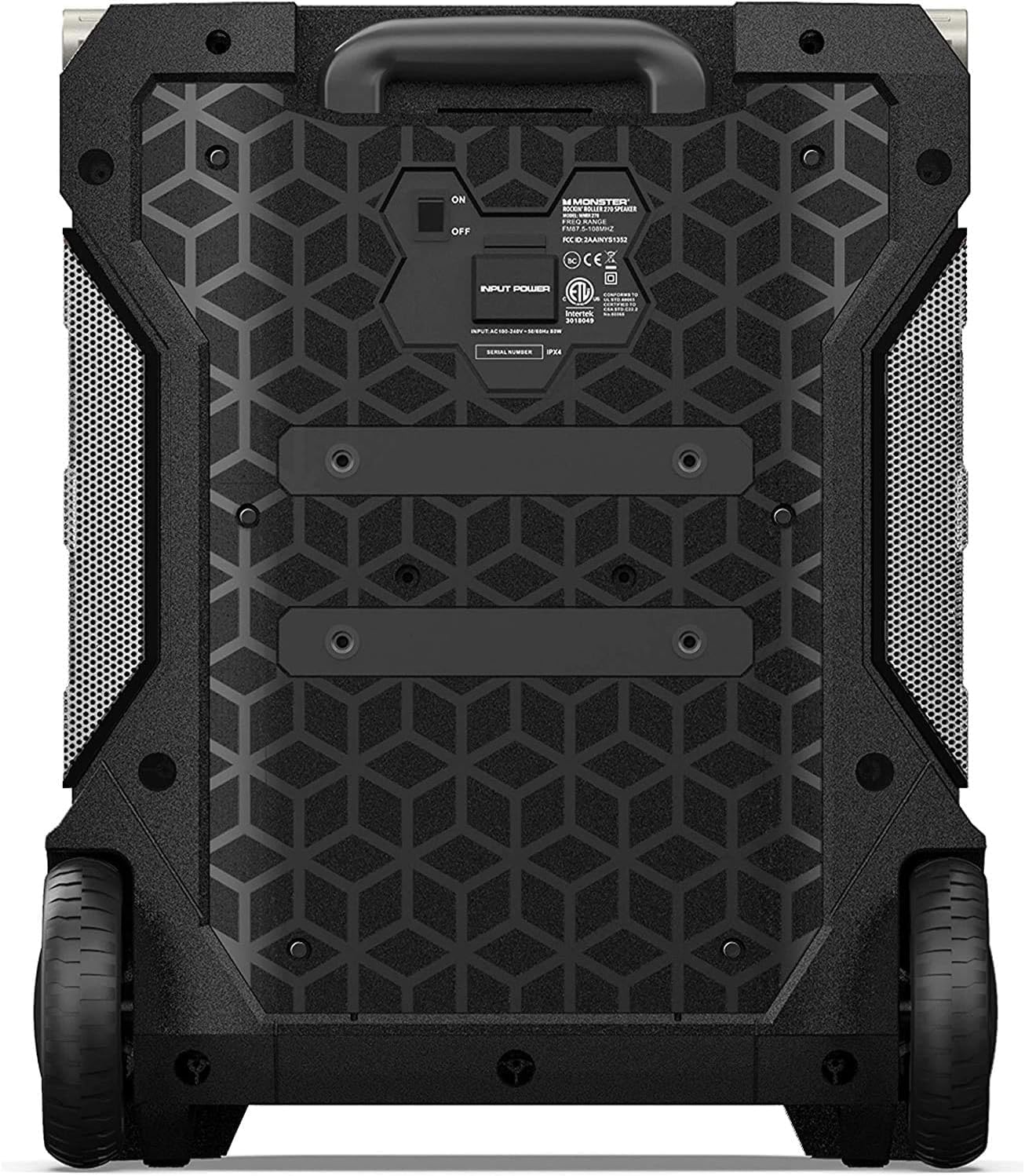 The text on the image reads: "On Monster Adaptor 6 Input Power Supply."