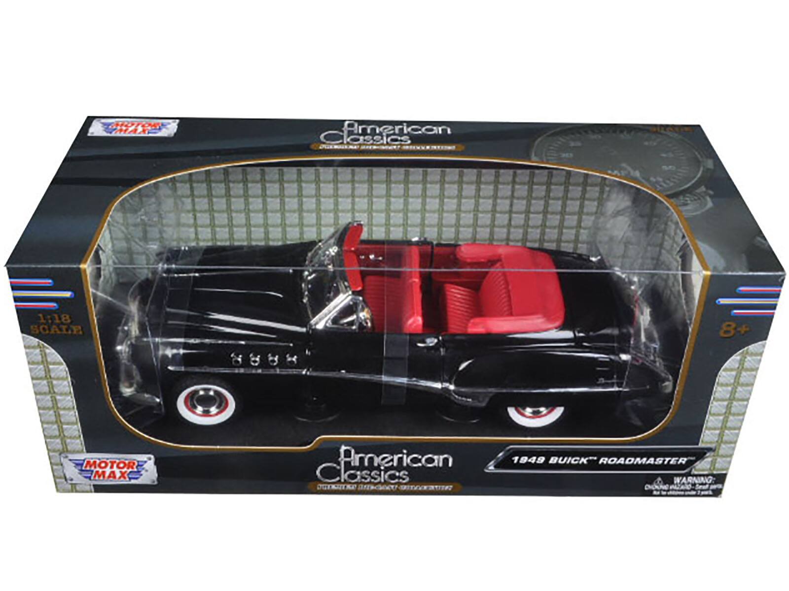 MOTOR MAX American Classics 1:18 SCALE 8+ MOTOR MAX American Classics JTD G OGSTTE 1949 BUICK ROADMASTER WARNING: