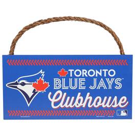 WinCraft - Toronto Blue Jays 5" x 10" Rope Wood Sign - Multicolor