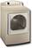 Angle Standard. GE - Profile 7.1 Cu. Ft. King-Size Capacity Gas Dryer - Champagne.