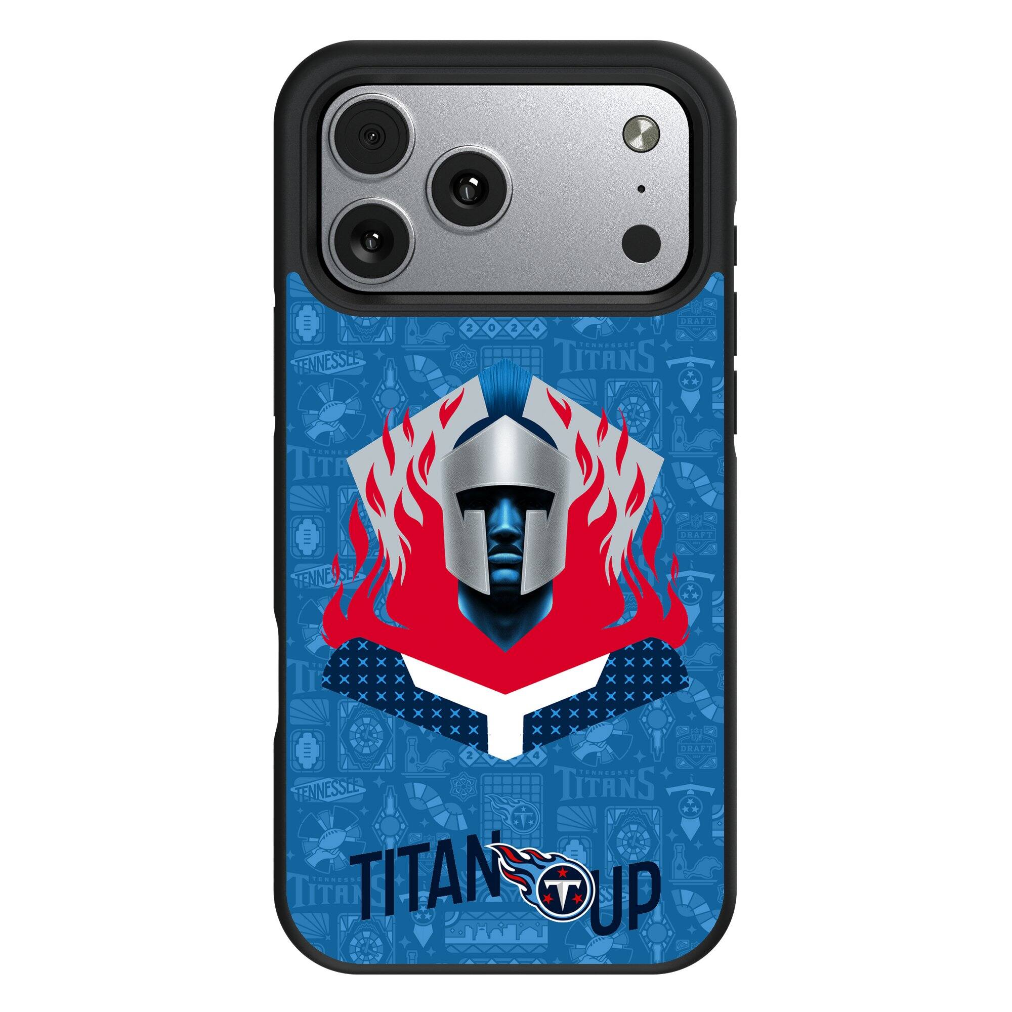 Keyscaper - NFL - Tennessee Titans Bump Case with 8.2ft Drop Protection - 15 Plus - Black