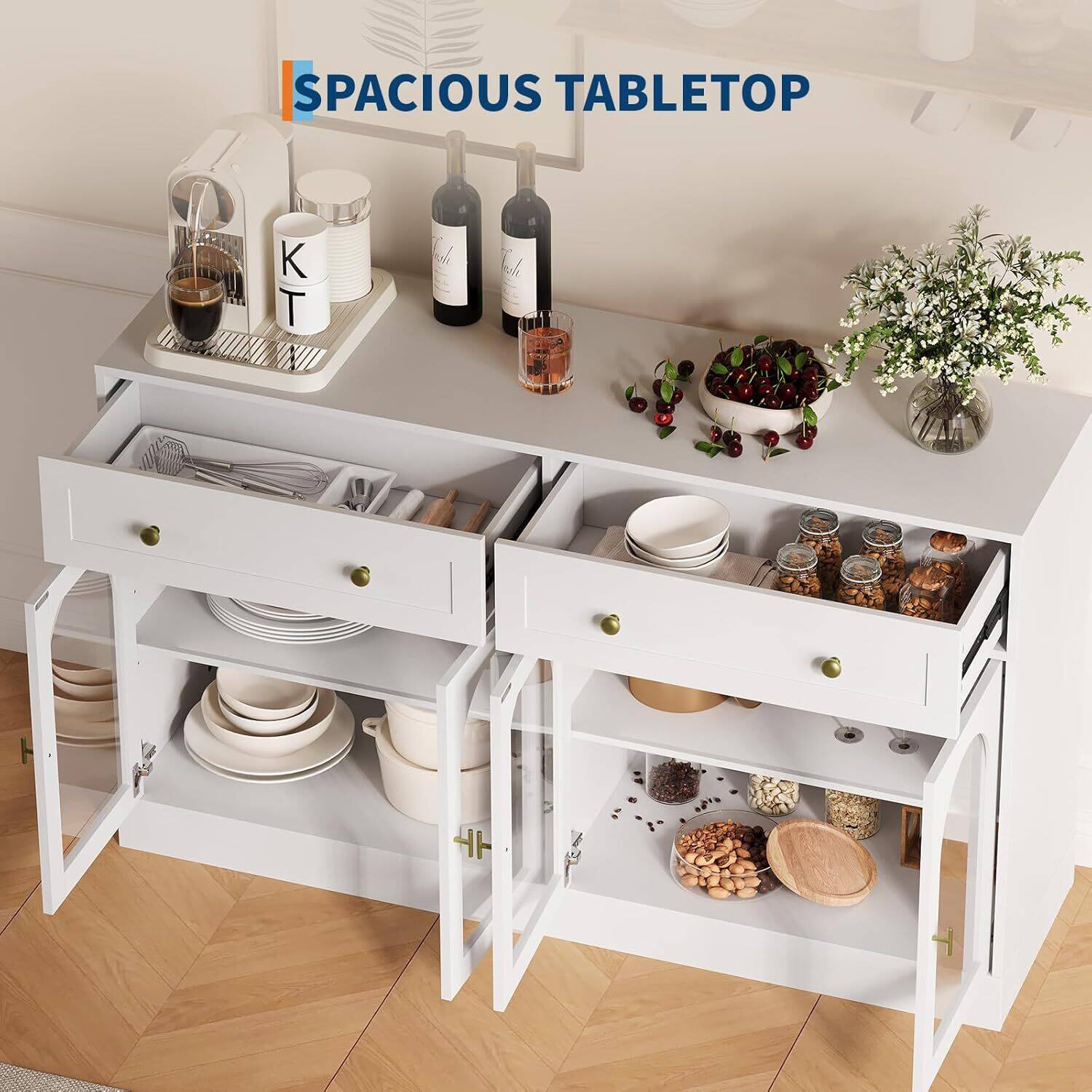 SPACIOUS TABLETOP